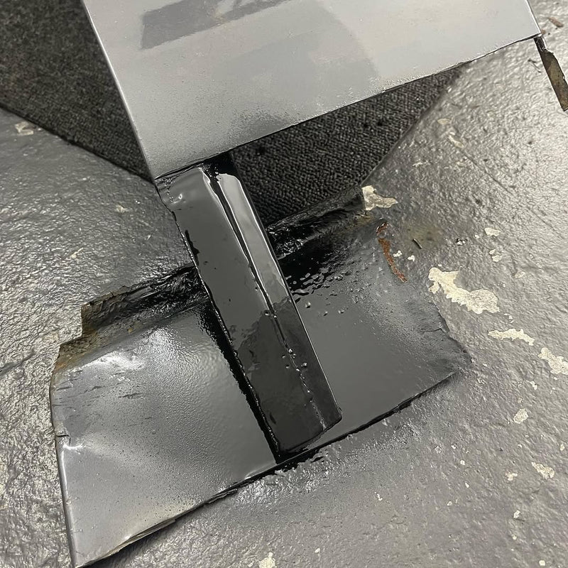 fabrication and welding repair on damaged vehicle body section